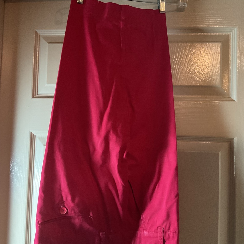 Red pair and yellow pair chino pants size 16 shorts